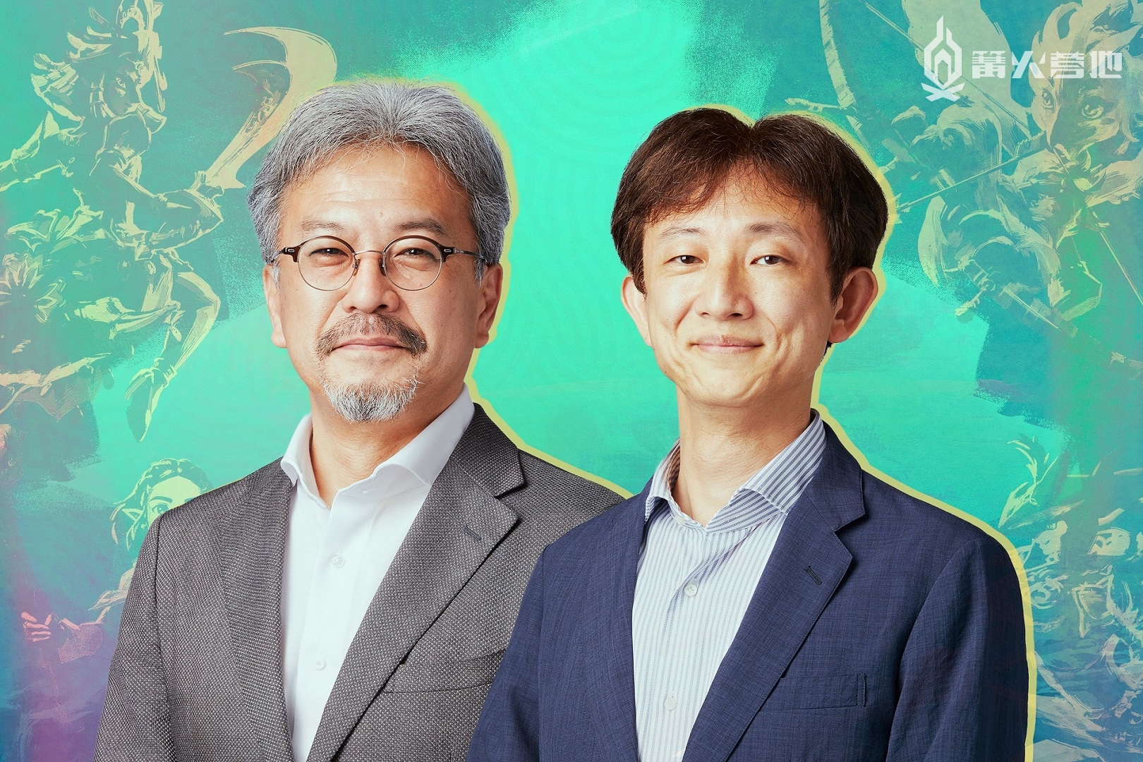 左:青沼英二,右:藤林秀麿 左:青沼英二,右:藤林秀麿